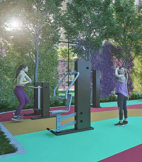 Ganga NXT 78 Amenities - Outdoor Gym